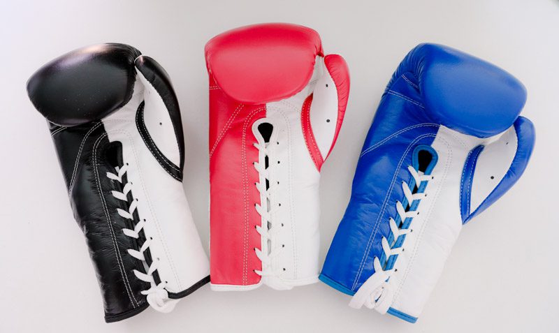 Combat Impact Boxing Gloves (Lace Up 16oz) - Image 2